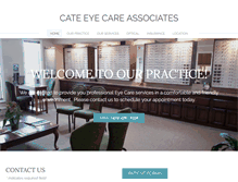 Tablet Screenshot of cateeyecare.com
